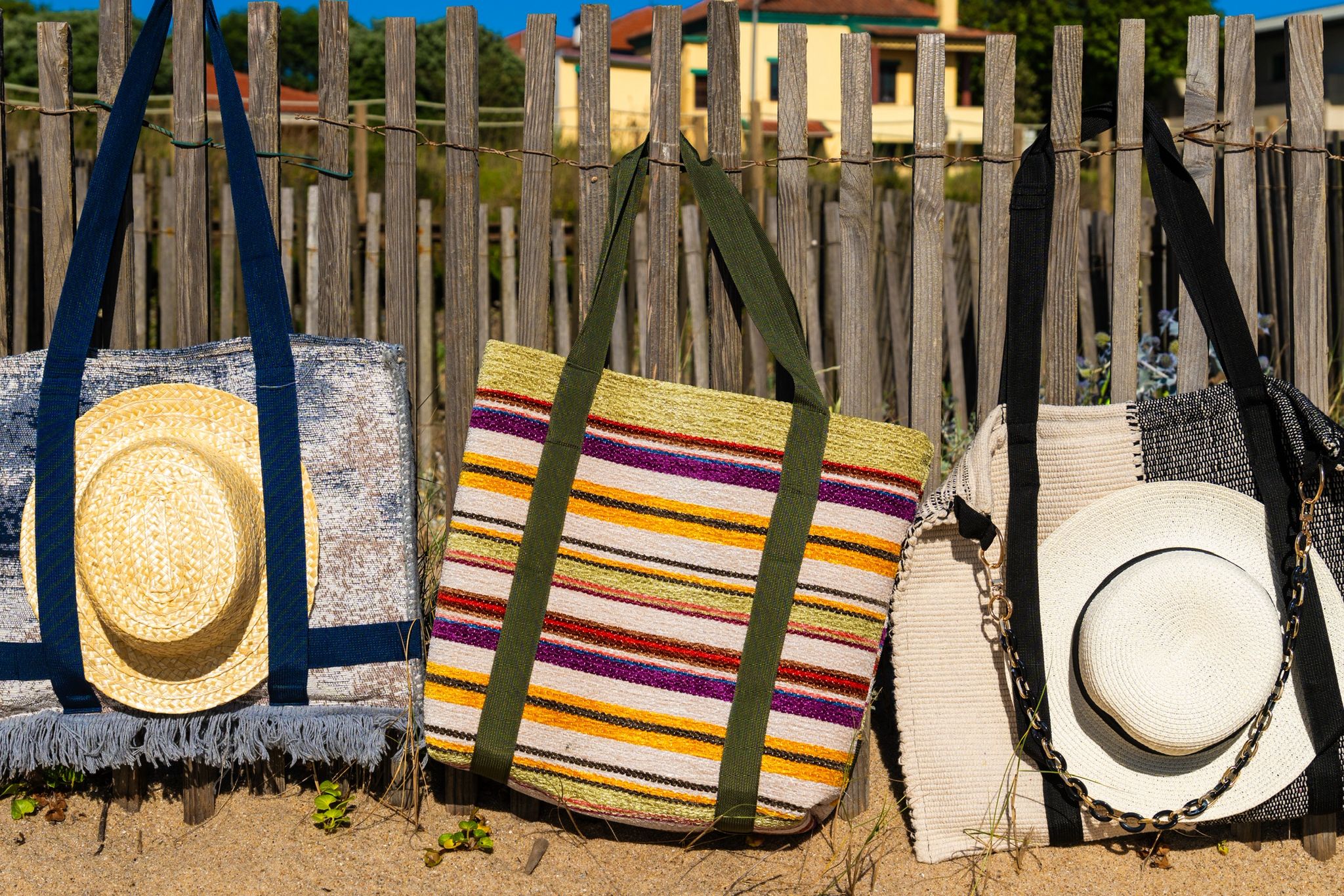 Coleção Maré Alta — bolsas de verão artesanais
